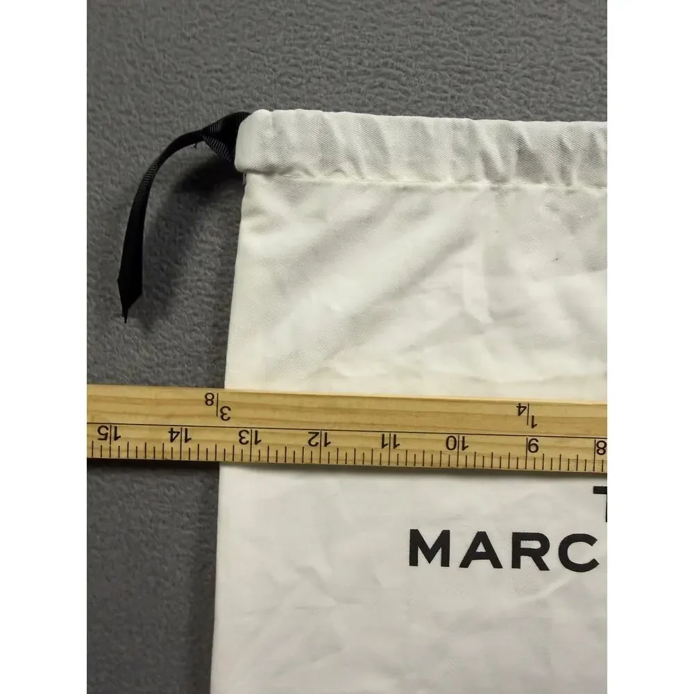 The Marc Jacobs White Cotton Drawstring Dust Bag For Handbags Purses Shoes